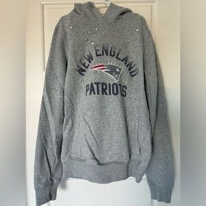 PINK New England Patriots Hoodie Sweatshirt Size Small